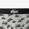 Bóxers de algodón elástico con estampado integral para hombre