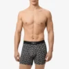 Bóxers de algodón elástico estampados para hombre