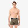 Bóxers de algodón elástico estampados para hombre