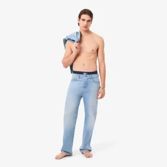 Bóxers de algodón elástico estampados para hombre