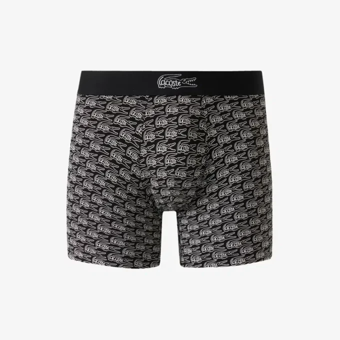 Bóxers de algodón elástico estampados para hombre