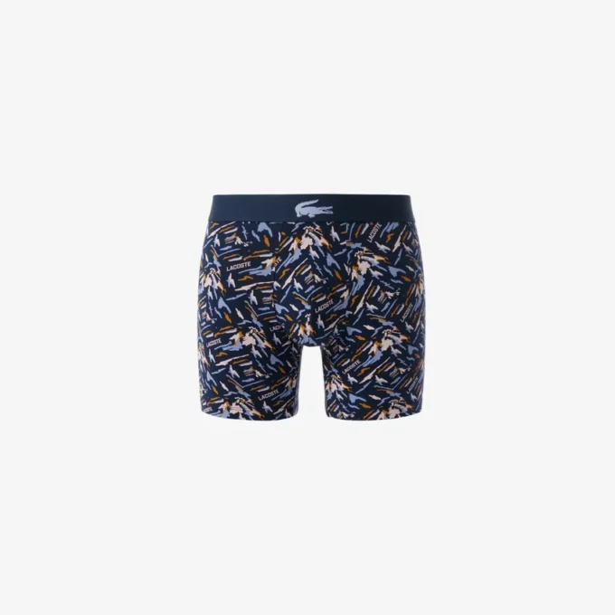 Bóxers de algodón elástico estampados para hombre