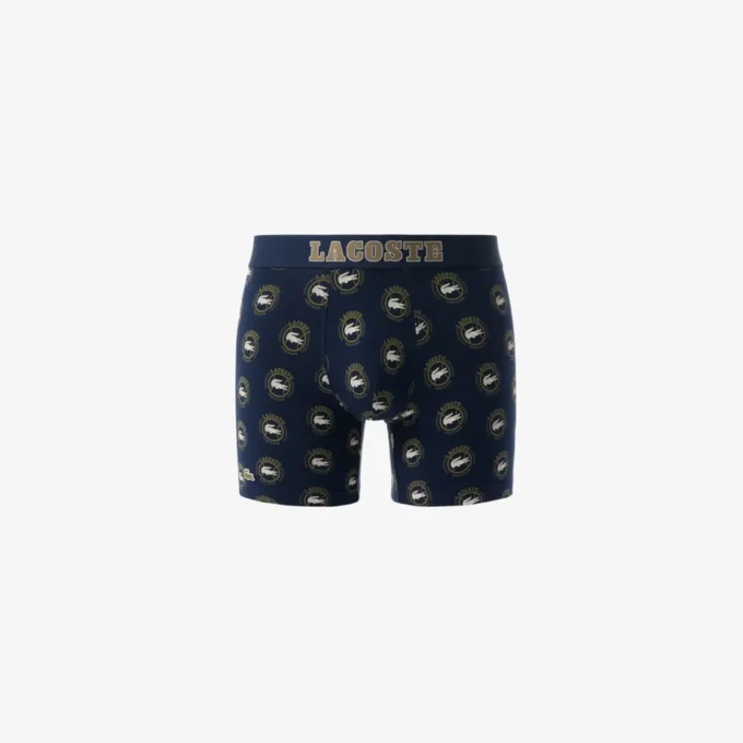 Bóxers de algodón elástico estampados para hombre