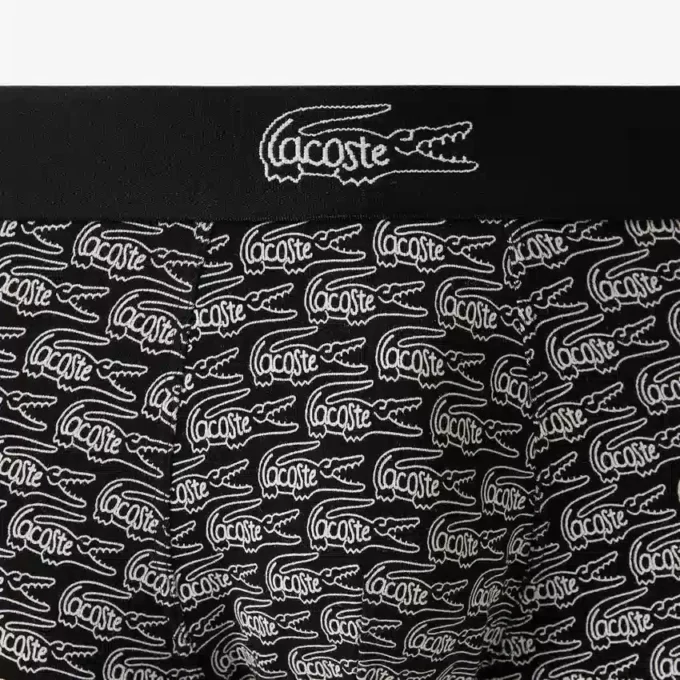 Bóxers de algodón elástico estampados para hombre