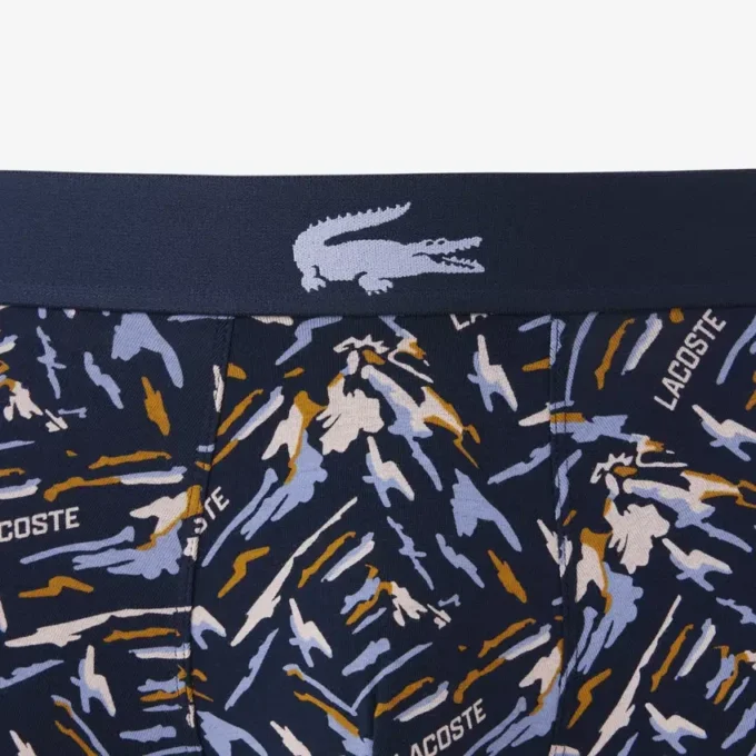 Bóxers de algodón elástico estampados para hombre