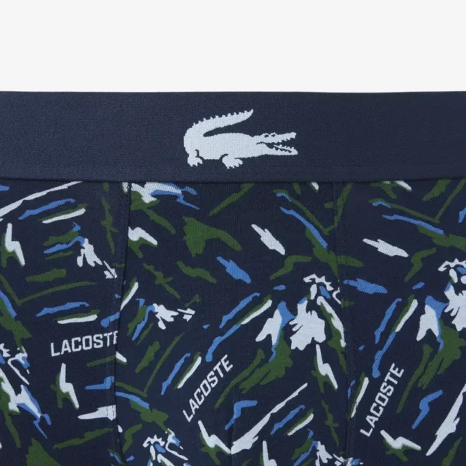 Bóxers de algodón elástico estampados para hombre