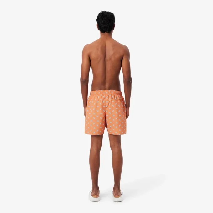 Bóxers de largo medio con estampado de cocodrilo