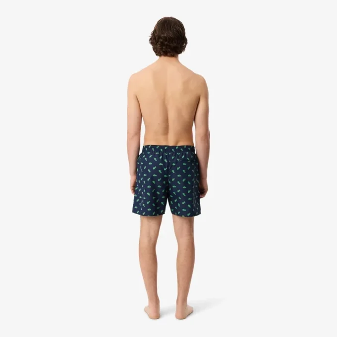 Bóxers de largo medio con estampado de cocodrilo