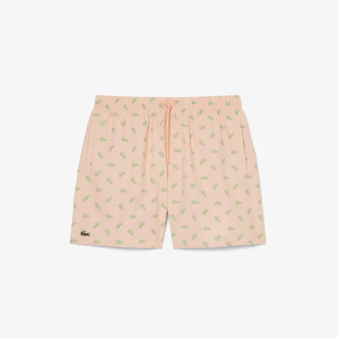 Bóxers de largo medio con estampado de cocodrilo