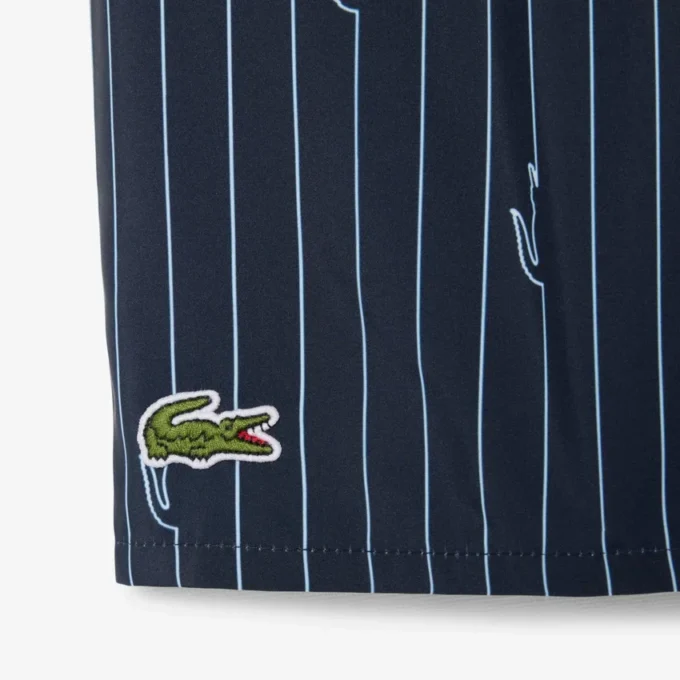 Bóxers de largo medio con estampado de cocodrilo