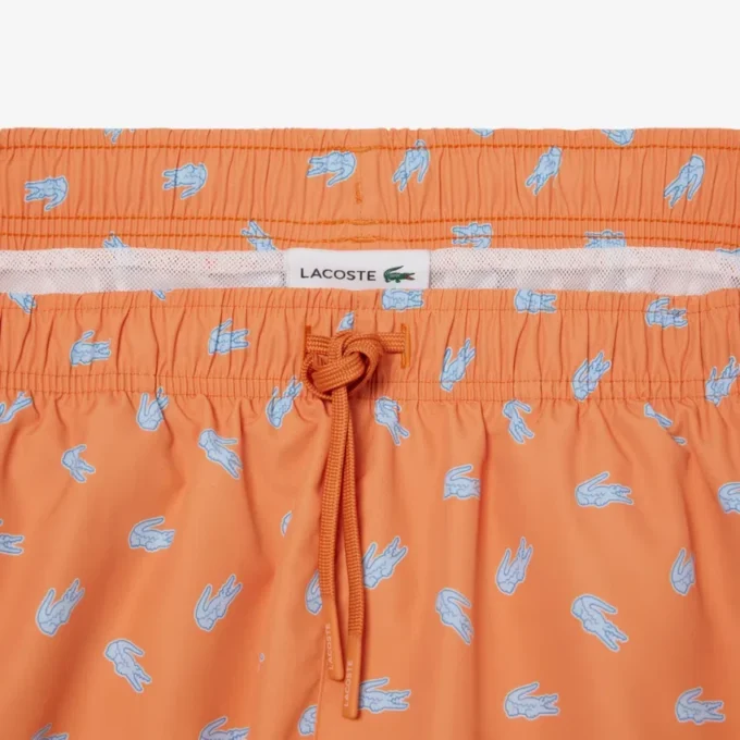 Bóxers de largo medio con estampado de cocodrilo