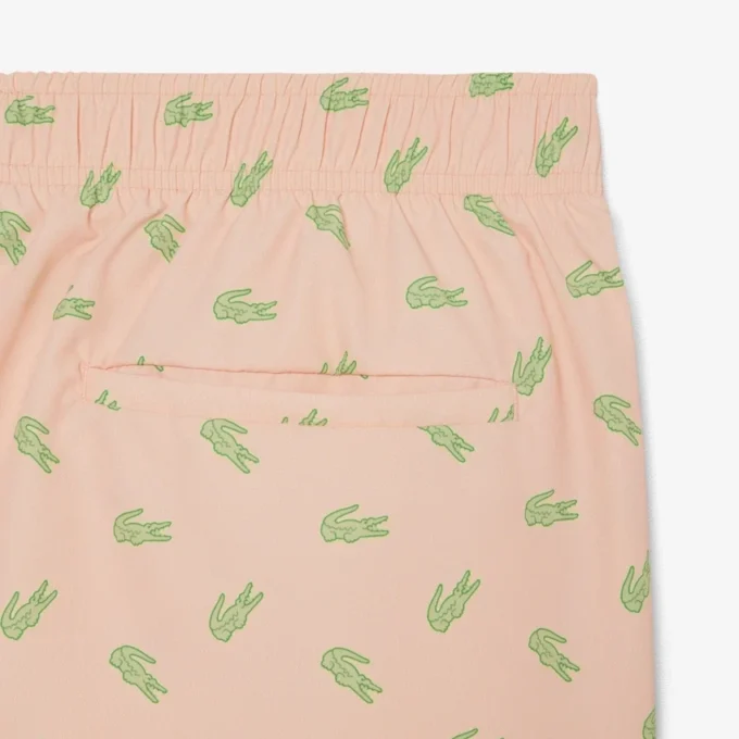 Bóxers de largo medio con estampado de cocodrilo