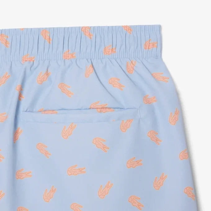 Bóxers de largo medio con estampado de cocodrilo