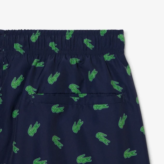 Bóxers de largo medio con estampado de cocodrilo