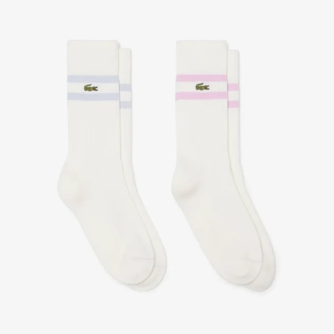 Calcetines unisex de algodón acanalado