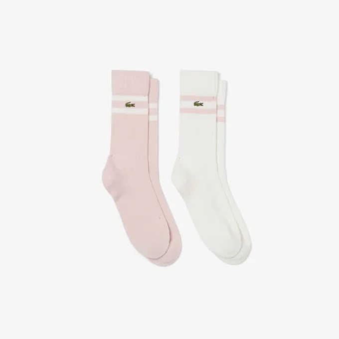 Calcetines unisex de algodón acanalado