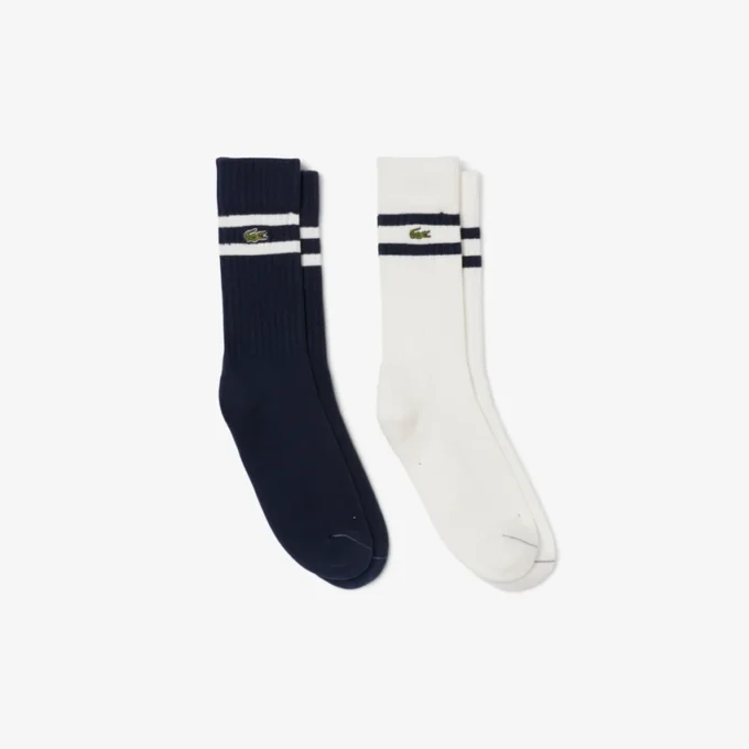 Calcetines unisex de algodón acanalado
