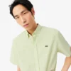 Camisa a cuadros de manga corta y corte regular