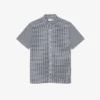 Camisa a cuadros de manga corta y corte regular