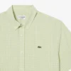 Camisa a cuadros de manga corta y corte regular