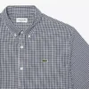 Camisa a cuadros de manga corta y corte regular