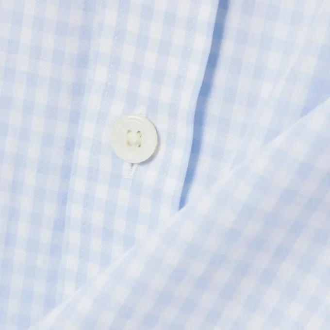 Camisa a cuadros de manga corta y corte regular