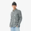 Camisa de algodón a cuadros de corte regular para hombre