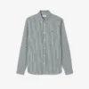Camisa de algodón a cuadros de corte regular para hombre