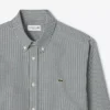 Camisa de algodón a cuadros de corte regular para hombre