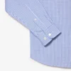 Camisa de algodón a cuadros de corte regular para hombre