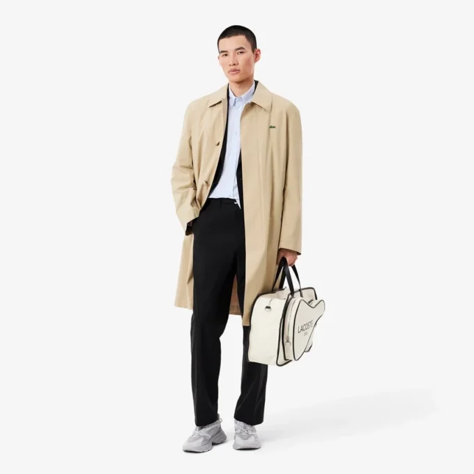 Camisa de algodón de corte entallado para hombre