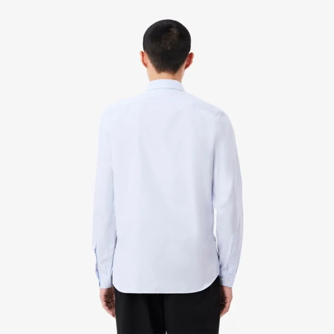 Camisa de algodón de corte entallado para hombre