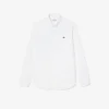 Camisa de algodón de corte entallado para hombre