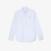 Camisa de algodón de corte entallado para hombre