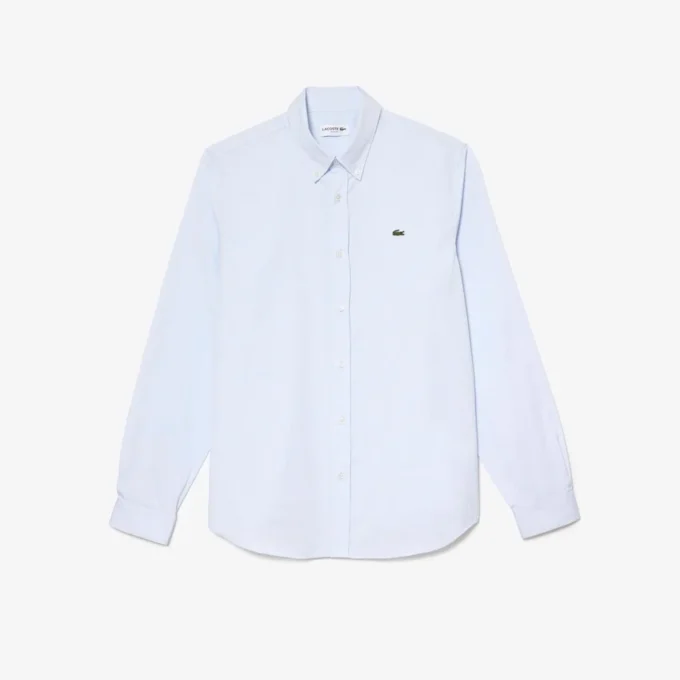 Camisa de algodón de corte entallado para hombre