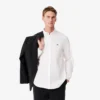 Camisa de algodón de corte regular para hombre