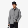 Camisa de algodón de corte regular para hombre