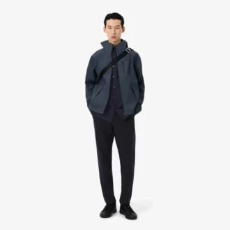 Camisa de algodón de corte regular para hombre