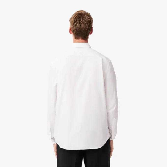 Camisa de algodón de corte regular para hombre