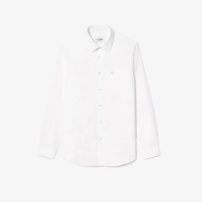 Camisa de algodón de corte regular para hombre