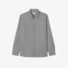 Camisa de algodón de corte regular para hombre