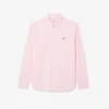 Camisa de algodón de corte regular para hombre