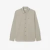 Camisa de algodón de corte regular para hombre