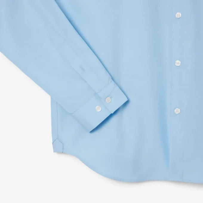 Camisa de algodón de corte regular para hombre