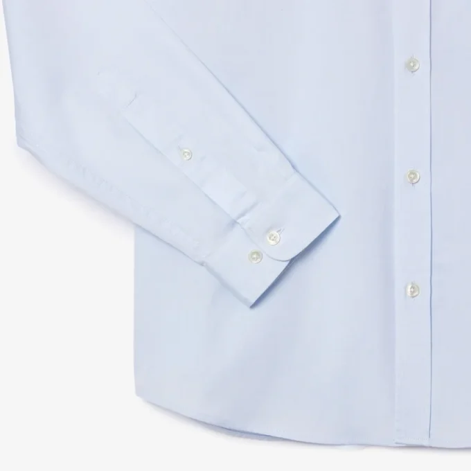 Camisa de algodón de corte regular para hombre