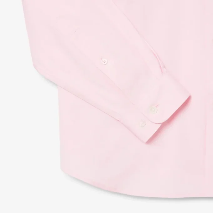 Camisa de algodón de corte regular para hombre