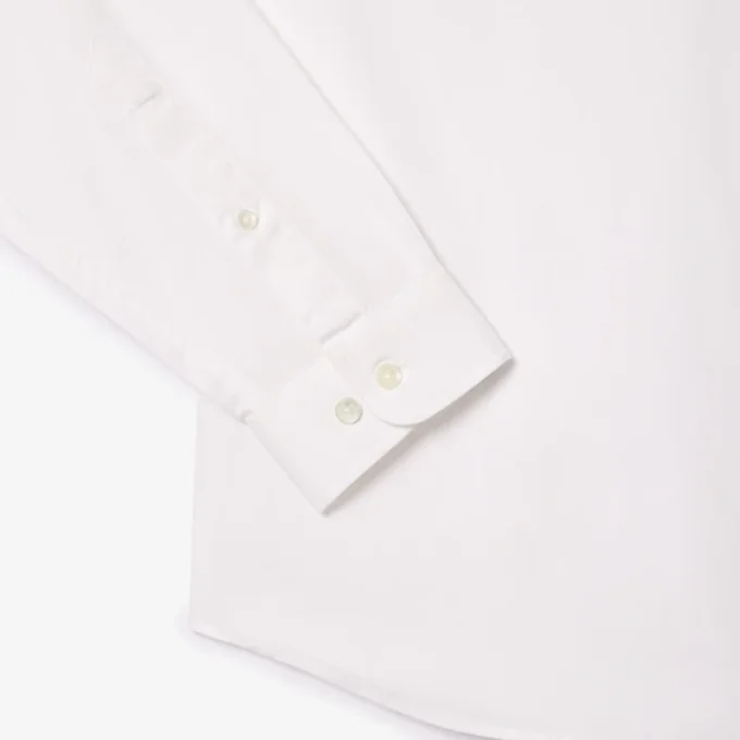 Camisa de algodón de corte regular para hombre