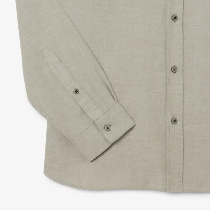 Camisa de algodón de corte regular para hombre