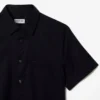 Camisa de algodón de manga corta y corte regular para hombre