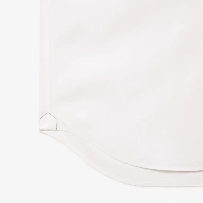Camisa de algodón de manga corta y corte regular para hombre